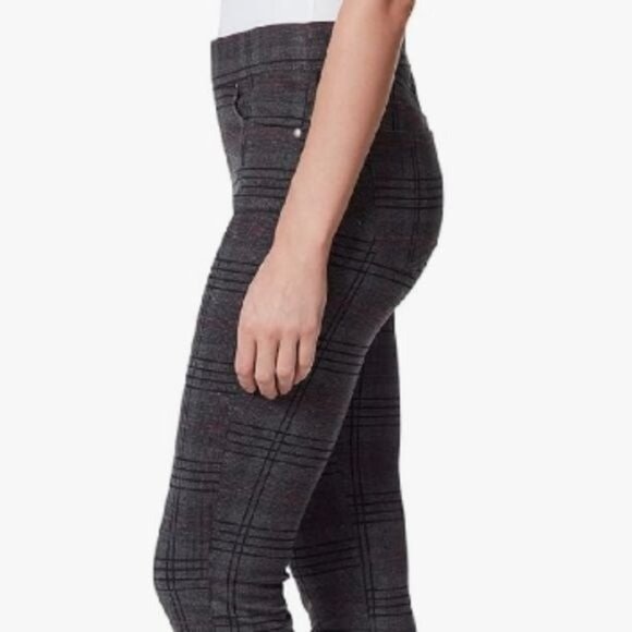 Per Se Tummy Control Leggings Womens Plaid Stretch  size Small - Picture 2 of 12